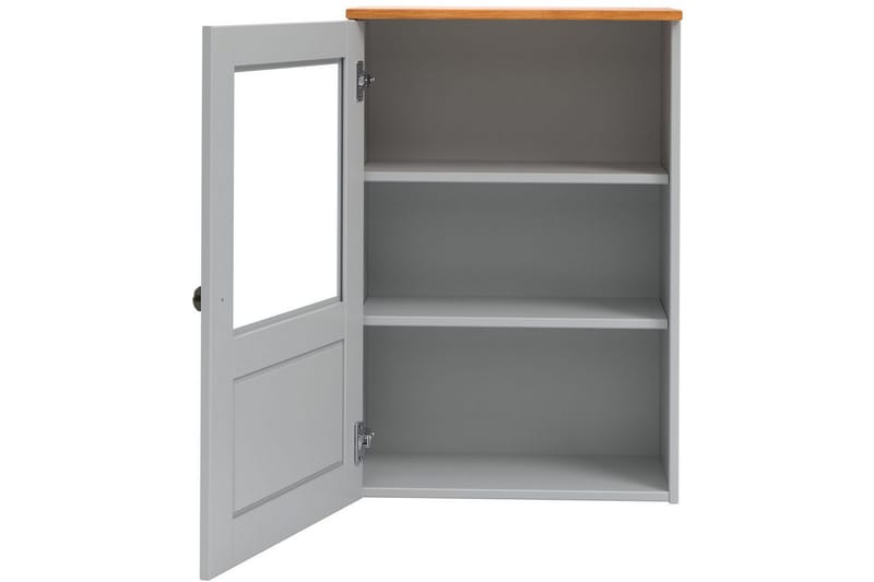 Alby Overskap 50x29 cm - Grå - Oppbevaring - Skap - Oppbevaringsskap