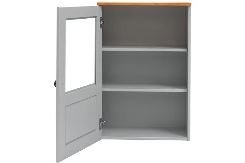 Alby Overskap 50x29 cm - Grå - Oppbevaring - Skap - Oppbevaringsskap