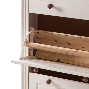 Anita Skostativ 80x105 cm - Hvit/Honning - Oppbevaring - Skap - Oppbevaringsskap