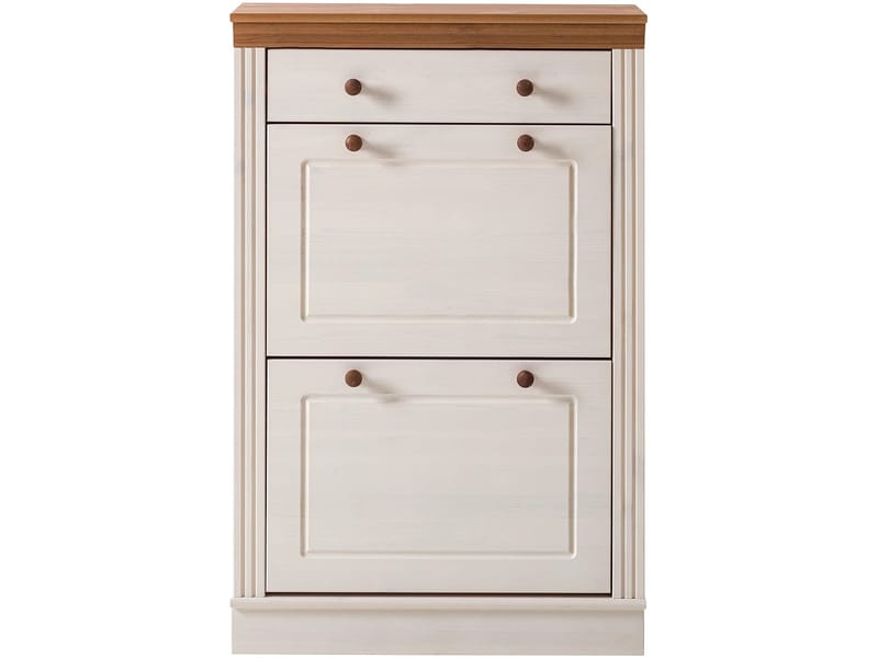 Anita Skostativ 80x105 cm - Hvit/Honning - Oppbevaring - Skap - Oppbevaringsskap