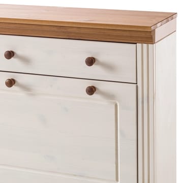 Anita Skostativ 80x105 cm - Hvit/Honning - Oppbevaring - Skap - Oppbevaringsskap