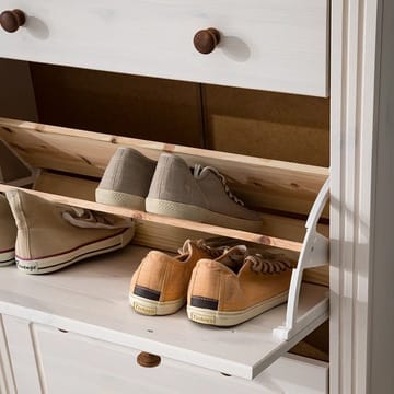 Anita Skostativ 80x105 cm - Hvit/Honning - Oppbevaring - Skap - Oppbevaringsskap