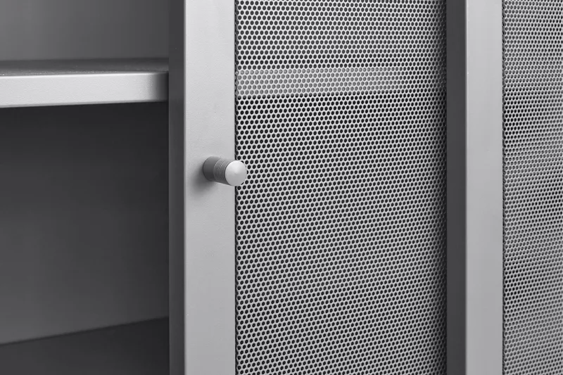 Annabel Highboard - Lysegrå - Oppbevaring - Skap - Oppbevaringsskap