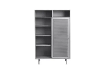 Annabel Highboard - Lysegrå - Oppbevaring - Skap - Oppbevaringsskap