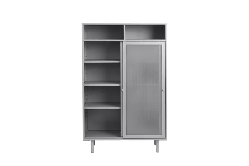 Annabel Highboard - Lysegrå - Oppbevaring - Skap - Oppbevaringsskap