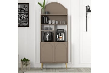 Bar Kaffeskap Hazim To Atlas / Gull - Atlas / Gull - Oppbevaring - Skap - Barskap