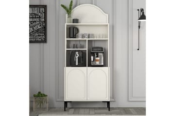 Bar Kaffeskap Hazim To Krem / Svart - Krem / Svart - Oppbevaring - Skap - Barskap