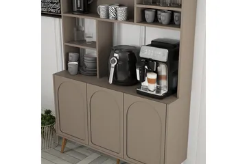 Bar Kaffeskap Hazim Tre Atlas / Valnøtt - Atlas / Valnøtt - Oppbevaring - Skap - Barskap