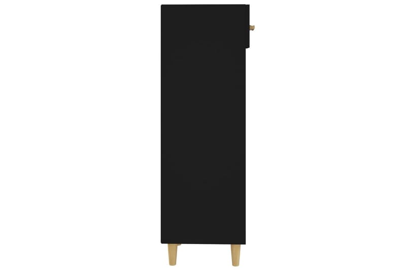 beBasic Skoskap svart 30x35x105 cm konstruert tre - Svart - Entreoppbevaring - Skoskap - Oppbevaringsskap