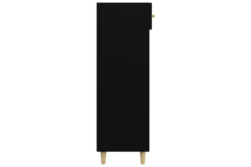beBasic Skoskap svart 60x35x105 cm konstruert tre - Svart - Entreoppbevaring - Skoskap - Oppbevaringsskap