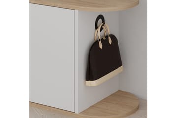Berriaren Skoskap 104 cm - Eik/Hvit - Oppbevaring - Skap - Oppbevaringsskap