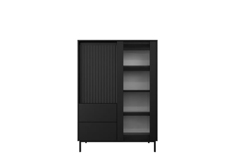 Bjurholm Vitrineskap 104x146 cm - Grønn - Oppbevaring - Skap - Vitrineskap