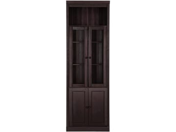 Bokhylle Loft24 Anita Havana/lakk - Havana/lakk - Oppbevaring - Skap - Vitrineskap