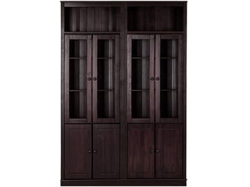 Bokhylle Loft24 Anita Havana/lakk - Havana/lakk - Oppbevaring - Skap - Vitrineskap
