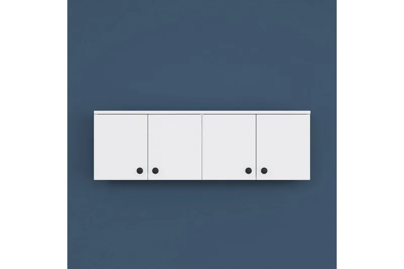 Calros Hörnskåp - Hvit - Oppbevaring - Skap - Hjørneskap