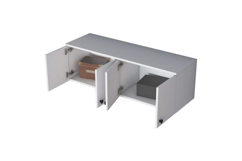 Calros Hörnskåp - Hvit - Oppbevaring - Skap - Oppbevaringsskap