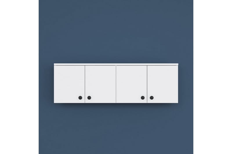 Calros Hörnskåp - Hvit - Oppbevaring - Skap - Hjørneskap