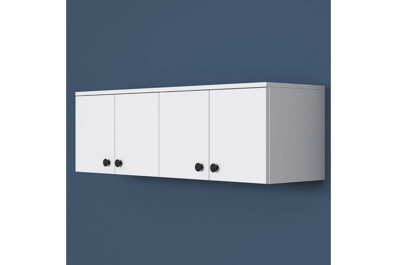 Calros Hörnskåp - Hvit - Oppbevaring - Skap - Oppbevaringsskap