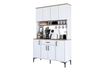 Cerreta Høyskap 184,2 cm - Hvit - Oppbevaring - Skap - Oppbevaringsskap