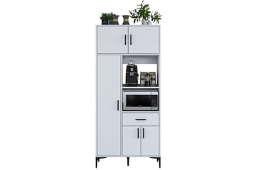 Cerreta Høyskap 198,6 cm - Hvit - Oppbevaring - Skap - Oppbevaringsskap