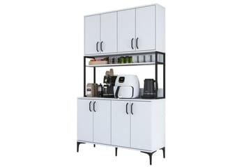 Cerreta Høyskap 198,6 cm - Hvit - Oppbevaring - Skap - Oppbevaringsskap