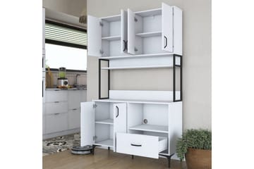 Cerreta Høyskap 198,6 cm - Hvit - Oppbevaring - Skap - Oppbevaringsskap