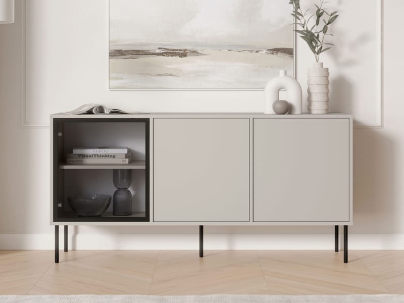 Claven skjenk 151 cm - beige - Oppbevaring - Oppbevaringsmøbler - Sideboard & skjenk