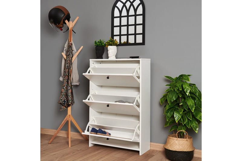 Comfortale Skoskap 70 cm - Hvit - Oppbevaring - Skap - Oppbevaringsskap