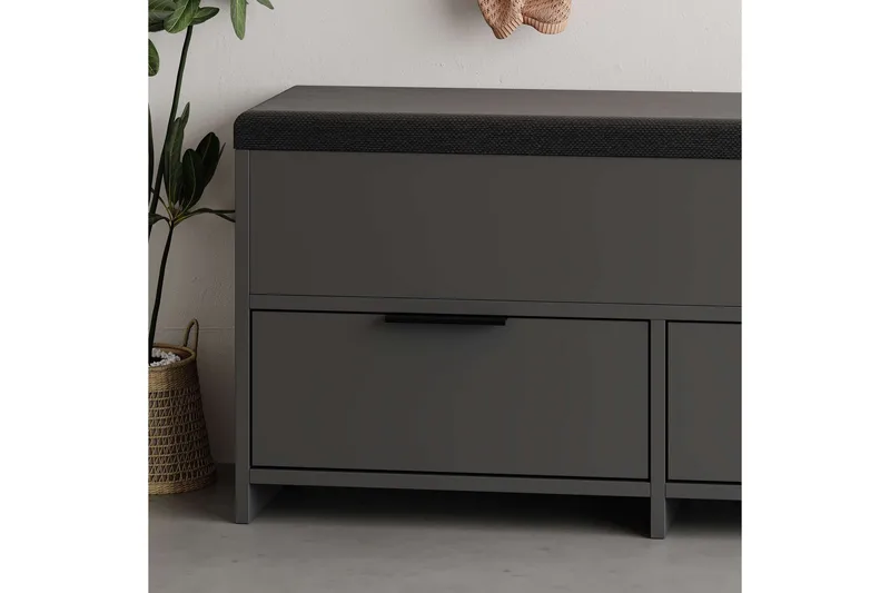 Cove Skoskap 106 cm - Antrasitt - Oppbevaring - Skap - Oppbevaringsskap