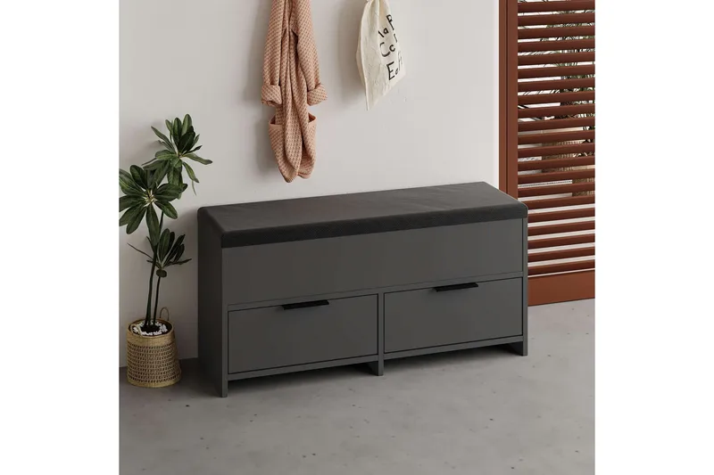 Cove Skoskap 106 cm - Antrasitt - Oppbevaring - Skap - Oppbevaringsskap