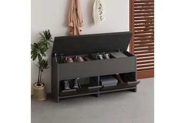 Cove Skoskap 106 cm - Antrasitt - Oppbevaring - Skap - Oppbevaringsskap