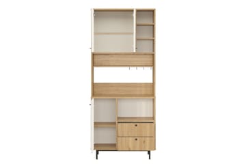 Donae Highboard - Eik/Hvit - Oppbevaring - Skap - Oppbevaringsskap