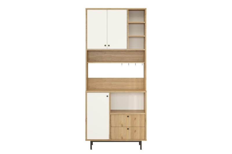 Donae Highboard, Eik/Hvit
