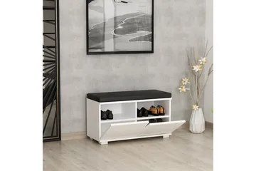 Drago Skoskap 80 cm - Hvit - Oppbevaring - Skap - Oppbevaringsskap