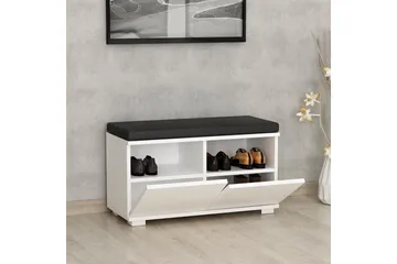 Drago Skoskap 80 cm - Hvit - Oppbevaring - Skap - Oppbevaringsskap