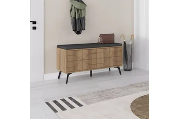 Dune Skoskap 107 cm - Brun - Oppbevaring - Skap - Oppbevaringsskap