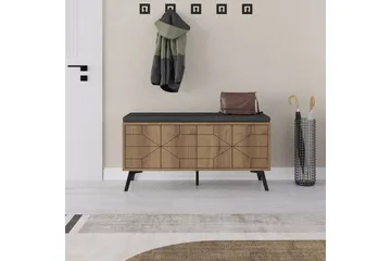 Dune Skoskap 107 cm - Brun - Oppbevaring - Skap - Oppbevaringsskap