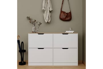 Durusu Skoskap 120 cm - Matt Hvit - Oppbevaring - Skap - Oppbevaringsskap