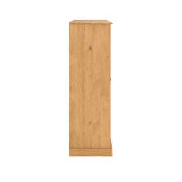 Edith høyskap 127x116 cm - Beiset/Vokset naturfuru - Oppbevaring - Skap - Oppbevaringsskap