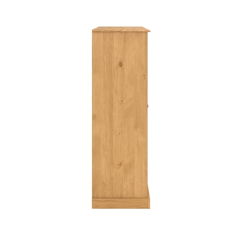 Edith høyskap 127x116 cm - Beiset/Vokset naturfuru - Oppbevaring - Skap - Oppbevaringsskap