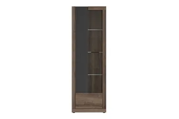 Elhovo Vitrineskap 41x63 cm - Oppbevaring - Skap - Vitrineskap