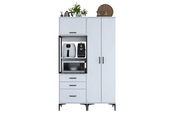 Eligius Høyskap - Hvit - Oppbevaring - Skap - Oppbevaringsskap