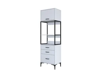 Eligius Høyskap - Hvit - Oppbevaring - Skap - Oppbevaringsskap