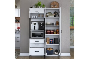 Eligius Høyskap - Hvit - Oppbevaring - Skap - Oppbevaringsskap