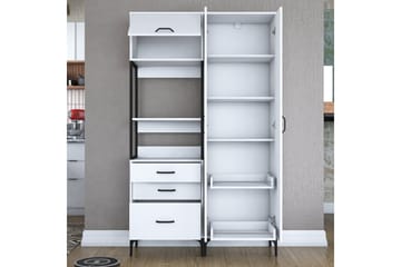 Eligius Høyskap - Hvit - Oppbevaring - Skap - Oppbevaringsskap