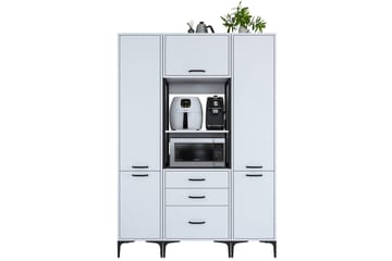 Eligius Høyskap - Hvit - Oppbevaring - Skap - Oppbevaringsskap