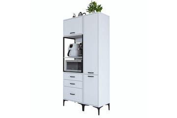 Eligius Høyskap - Hvit - Oppbevaring - Skap - Oppbevaringsskap