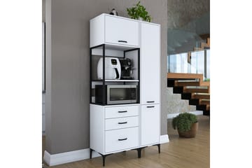 Eligius Høyskap - Hvit - Oppbevaring - Skap - Oppbevaringsskap