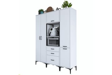 Eligius Høyskap - Hvit - Oppbevaring - Skap - Oppbevaringsskap