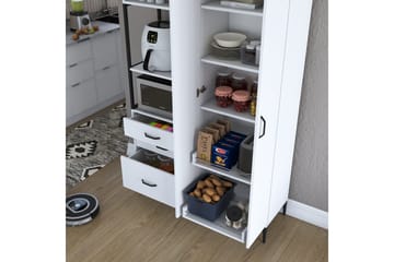 Eligius Høyskap - Hvit - Oppbevaring - Skap - Oppbevaringsskap